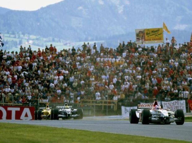 Jenson Button, Ralf Schumacher, Giancarlo Fisichella Jenson Button, Ralf Schumacher, Giancarlo Fisichella
