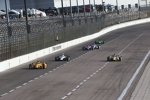 IndyCar-Practice-Action auf dem Texas Motor Speedway
