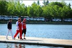 Jean Alesi und Kimi Räikkönen (Ferrari) 