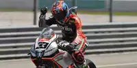 Bild zum Inhalt: Aprilia-Doppelerfolg: Melandri holt ersten Saisonsieg