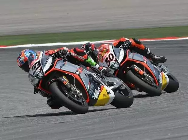 Titel-Bild zur News: Sylvain Guintoli, Marco Melandri