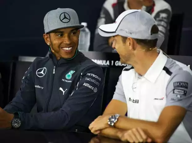 Lewis Hamilton, Jenson Button Titel-Bild zur News: Lewis Hamilton, Jenson Button