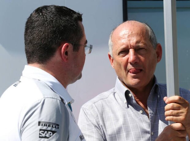 Eric Boullier, Ron Dennis Eric Boullier, Ron Dennis