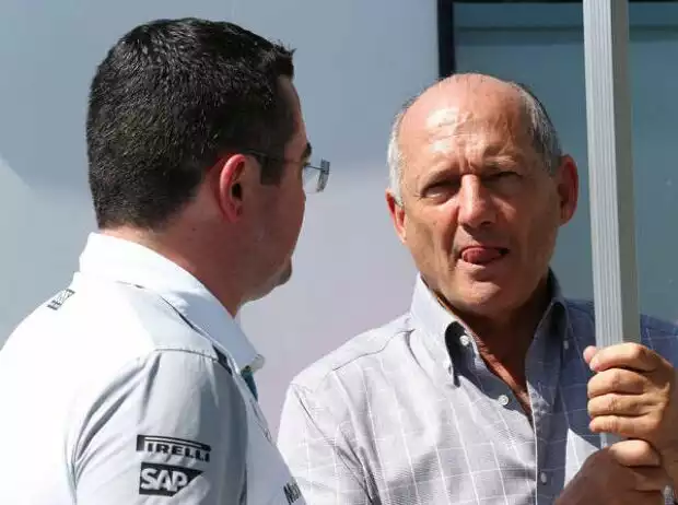 Eric Boullier, Ron Dennis Titel-Bild zur News: Eric Boullier, Ron Dennis