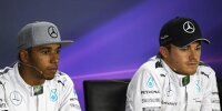 Bild zum Inhalt: Hamilton & Rosberg: Wer schaut von wem ab?