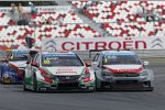 Tiago Monteiro (Honda) und Yvan Muller (Citroen)