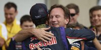 Bild zum Inhalt: Ricciardos Sieggeheimnis: Breites Grinsen, breite Brust