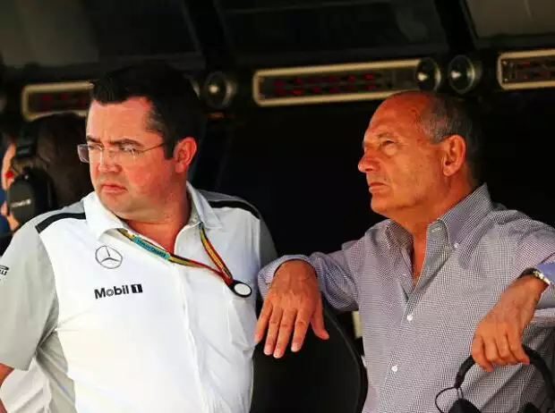 Eric Boullier, Ron Dennis Titel-Bild zur News: Eric Boullier, Ron Dennis