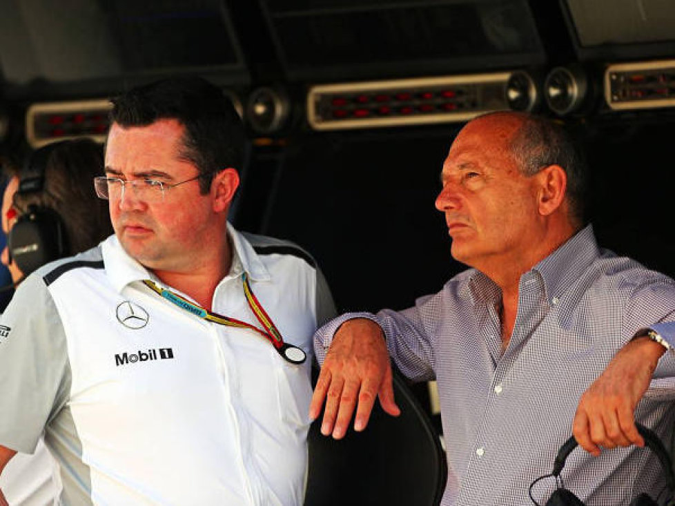 Eric Boullier, Ron Dennis