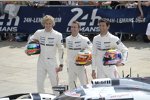 Brendon Hartley, Timo Bernhard und Mark Webber (Porsche)