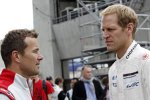 Marcel Fässler (Audi) und Jörg Bergmeister (Porsche) 