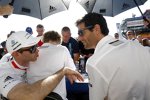 Timo Bernhard und Mark Webber (Porsche) 