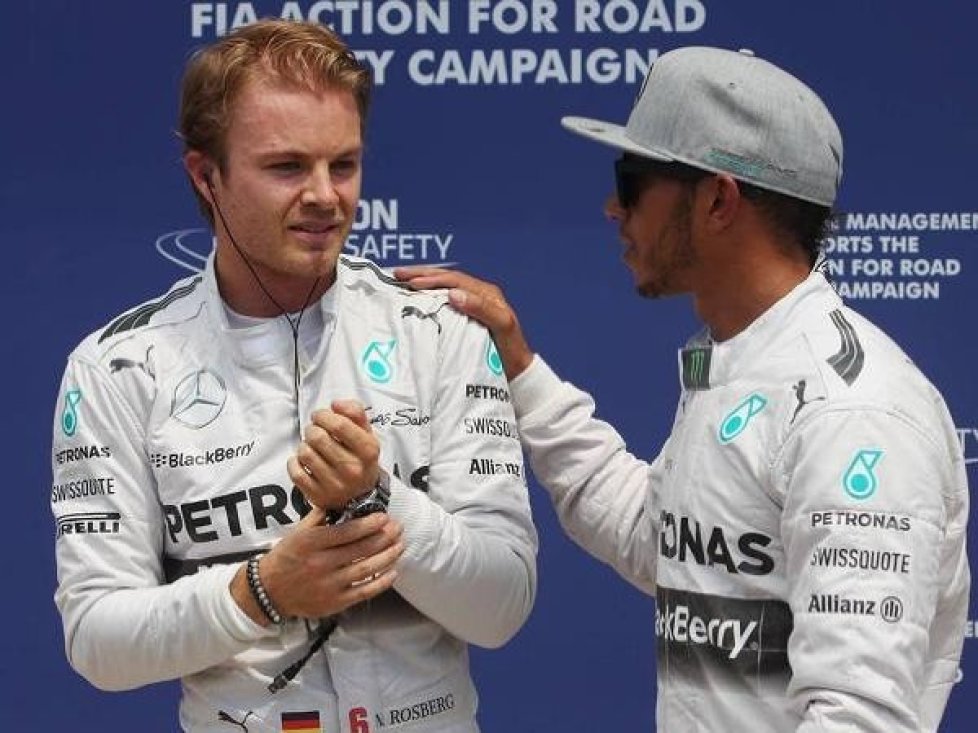 Nico Rosberg, Lewis Hamilton