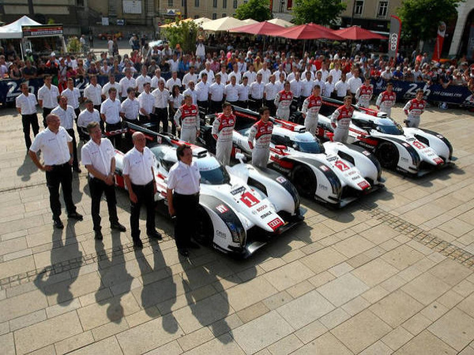 Lucas di Grassi, Loic Duval, Tom Kristensen, Marcel Fässler, Filipe Albuquerque, Marco Bonanomi, Oliver Jarvis