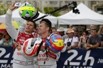 Lucas di Grassi, Loic Duval, Tom Kristensen (Audi Sport)