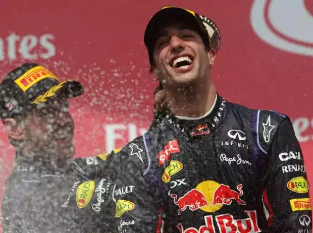 Titel-Bild zur News: Daniel Ricciardo, Sebastian Vettel