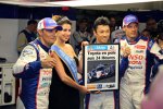 Stephane Sarrazin, Kazuki Nakajima und Alexander Wurz (Toyota) 