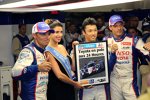 Stephane Sarrazin, Kazuki Nakajima und Alexander Wurz (Toyota) 