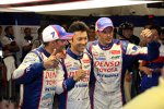 Stephane Sarrazin, Kazuki Nakajima und Alexander Wurz (Toyota) 