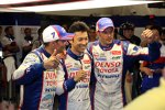 Stephane Sarrazin, Kazuki Nakajima und Alexander Wurz (Toyota) 