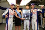 Stephane Sarrazin (Toyota), Kazuki Nakajima (Toyota) und Alexander Wurz (Toyota) 