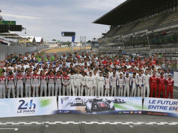 Titel-Bild zur News: Fahrerfeld der 24 Stunden von Le Mans 2014