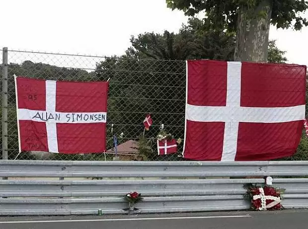Die Unfallstelle von Allan Simonsen Titel-Bild zur News: Die Unfallstelle von Allan Simonsen