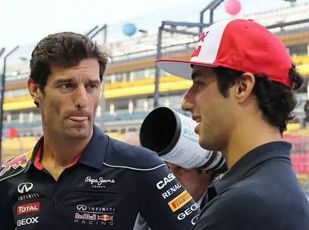 Titel-Bild zur News: Mark Webber, Daniel Ricciardo