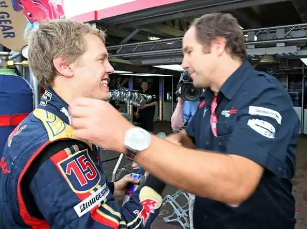 Sebastian Vettel, Gerhard Berger Titel-Bild zur News: Sebastian Vettel, Gerhard Berger
