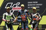 Enea Bastianini, Alex Marquez und Efren Vazquez 