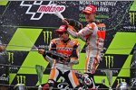 Marc Marquez und Daniel Pedrosa (Honda) 