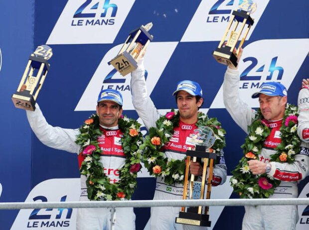Marc Gene, Lucas di Grassi, Tom Kristensen Marc Gene, Lucas di Grassi, Tom Kristensen