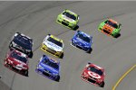 Alex Bowman (BK), David Stremme (Circle), Reed Sorenson (Baldwin) und Kyle Larson (Ganassi): Jede Menge Platz in Michigan