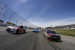 Foto aus dem Pace-Car: Kevin Harvick (Stewart/Haas) und Jeff Gordon (Hendrick) auf den Einführungsrunden