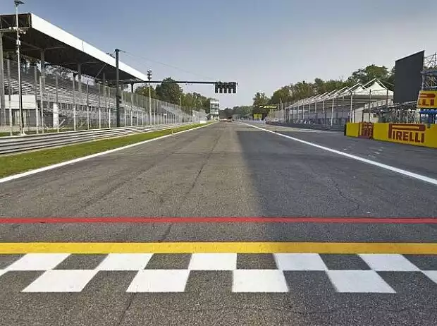 Titel-Bild zur News: Monza Start Ziel Gerade