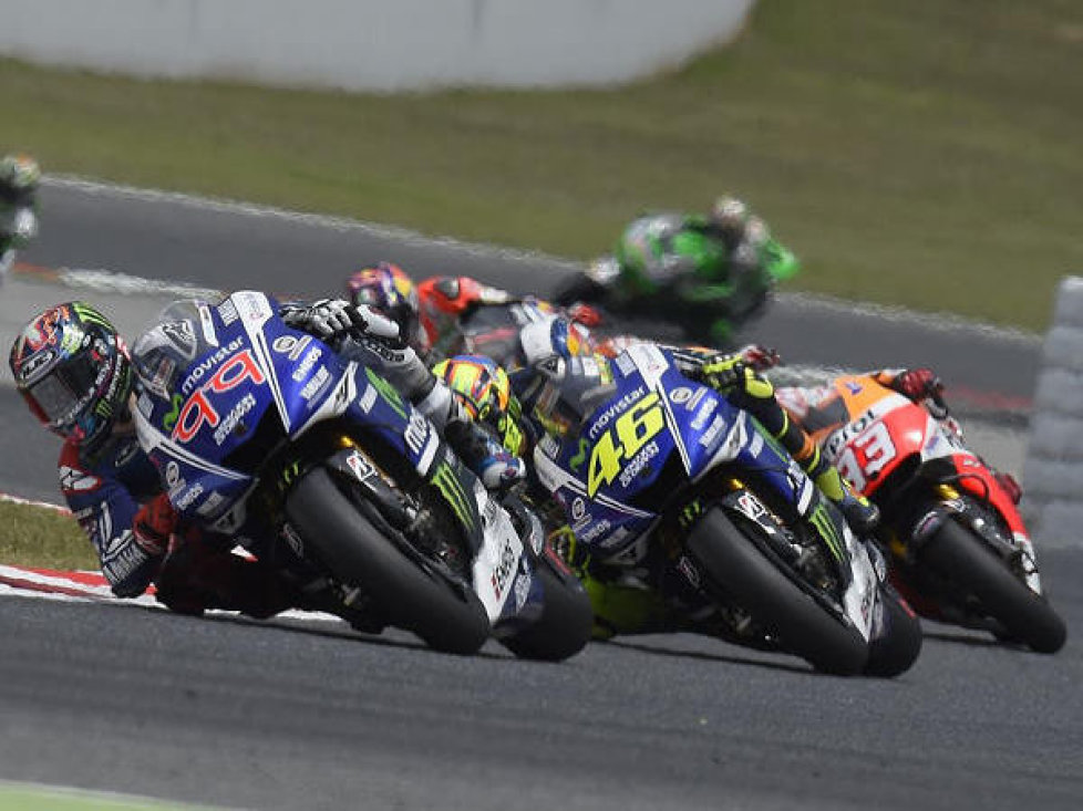 Jorge Lorenzo, Valentino Rossi