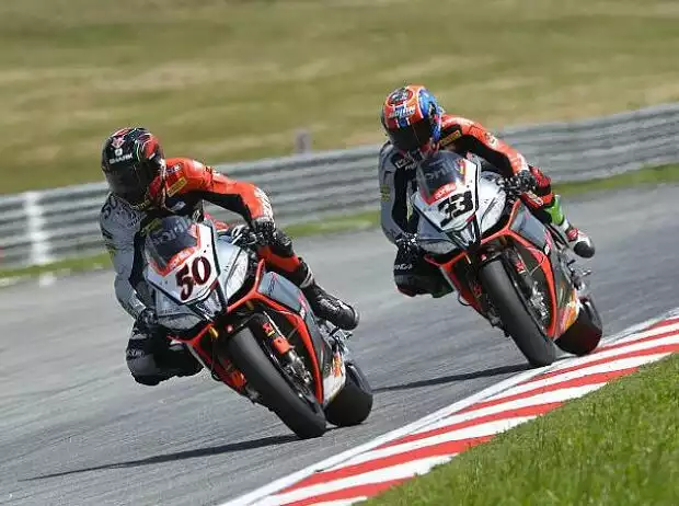 Sylvain Guintoli, Marco Melandri Titel-Bild zur News: Sylvain Guintoli, Marco Melandri