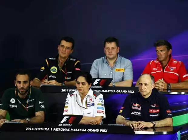 Titel-Bild zur News: Graeme Lowdon, Cyril Abiteboul, Monisha Kaltenborn, Franz Tost