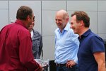 Gerhard Berger, Adrian Newey und Christian Horner 