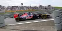 Bild zum Inhalt: Toro Rosso glücklos: Kwjat hat ein Rad ab