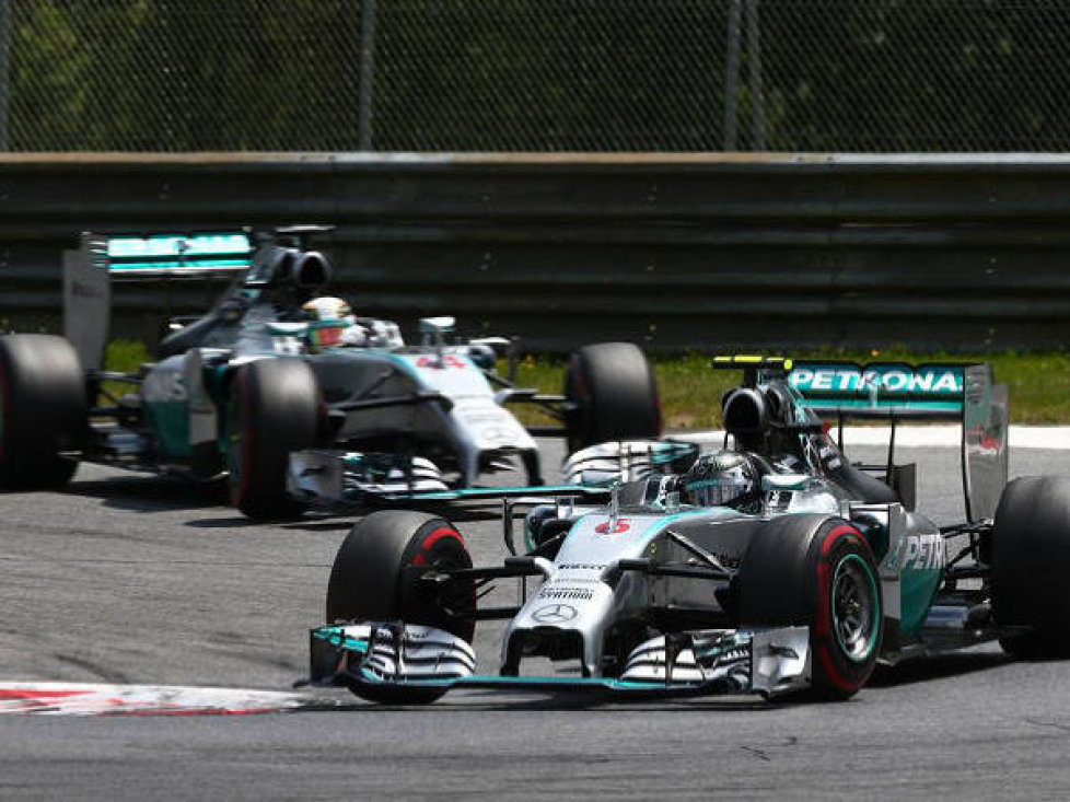 Nico Rosberg, Lewis Hamilton