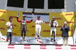 Mark Webber (Porsche), Jeffrey Schmidt, Kuba Giermaziak und Sven Müller 