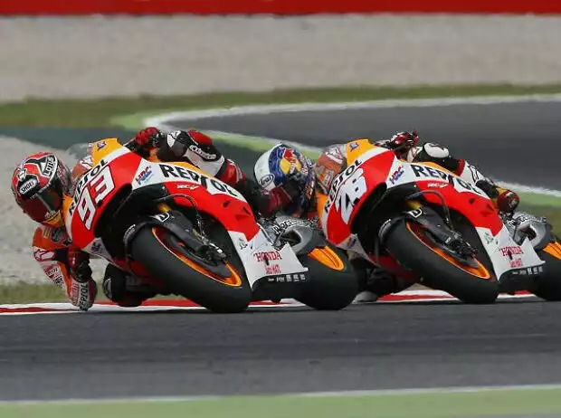 Marc Marquez, Daniel Pedrosa Titel-Bild zur News: Marc Marquez, Daniel Pedrosa