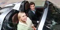 Markenbotschafetrin Maria Sharapova und Werksfahrer Mark Webber kamen im Porsche 918 Spyder zur Pre-Wimbledon-Party