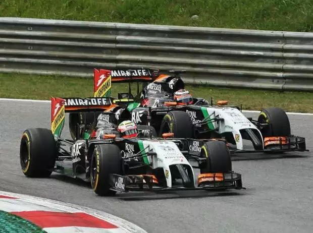 Sergio Perez, Nico Hülkenberg Titel-Bild zur News: Sergio Perez, Nico Hülkenberg