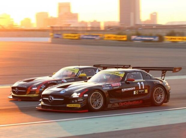 SLS AMG GT3 Kundenmotorsport; 24-Stunden-Rennen von Dubai 2014 SLS AMG GT3 Kundenmotorsport; 24-Stunden-Rennen von Dubai 2014