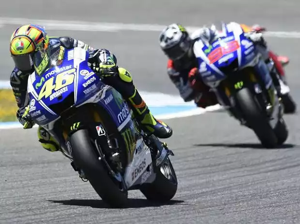 Jorge Lorenzo, Valentino Rossi Titel-Bild zur News: Jorge Lorenzo, Valentino Rossi