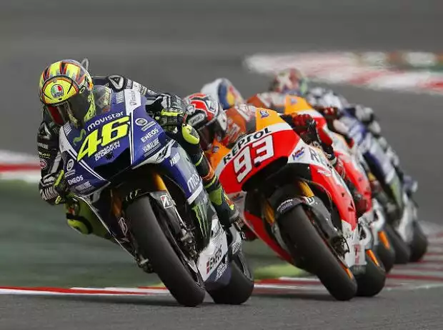 Marc Marquez, Valentino Rossi Titel-Bild zur News: Marc Marquez, Valentino Rossi