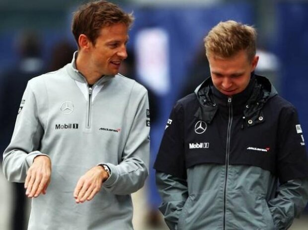 Titel-Bild zur News: Jenson Button, Kevin Magnussen
