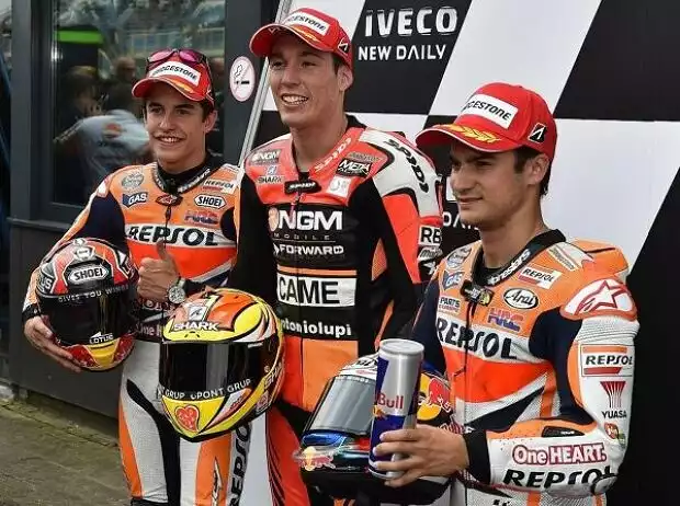 Marc Marquez, Aleix Espargaro, Daniel Pedrosa Titel-Bild zur News: Marc Marquez, Aleix Espargaro, Daniel Pedrosa